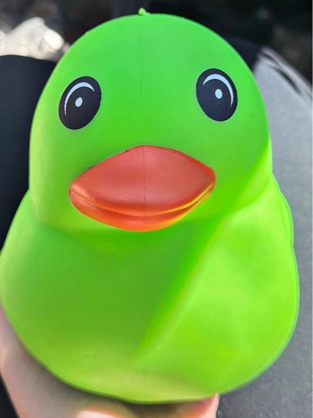 Jumbo Squishy Duck Green NWT